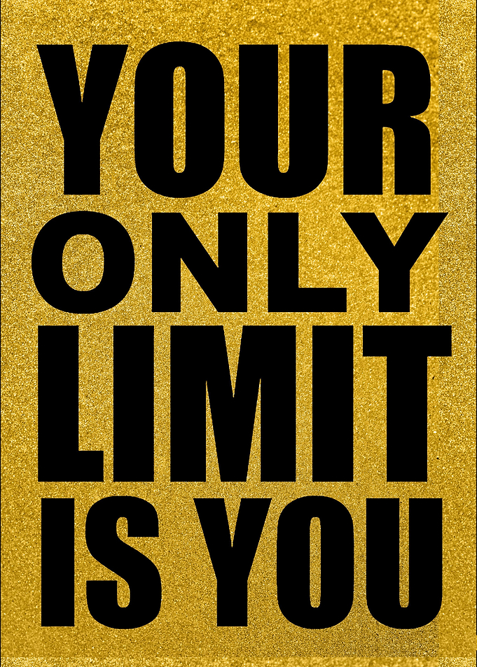 Gold Art You Only Limit