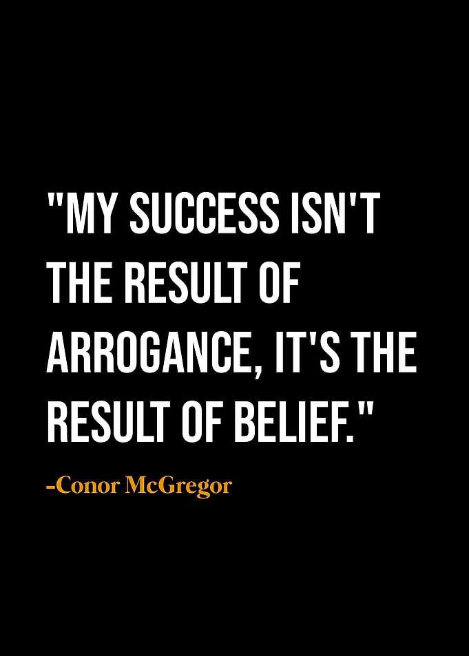 Conor McGregor quotes