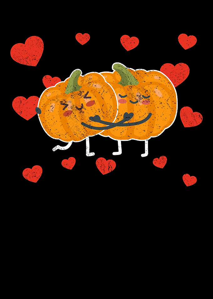 Cute Pumpkin Couple