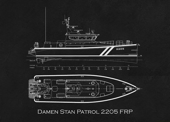Damen Stan Patrol 2205 FRP
