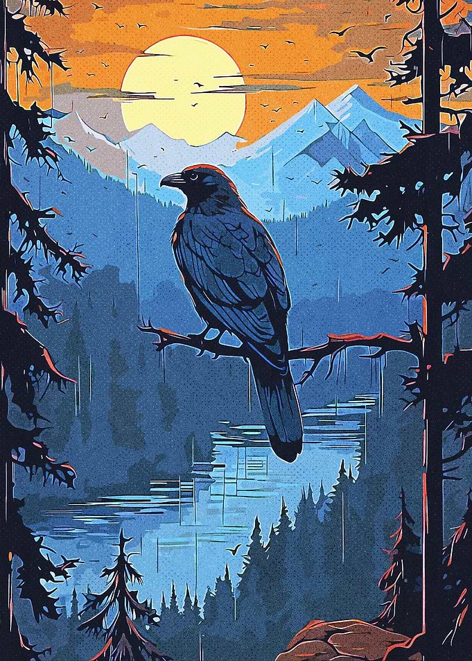 Crow Wild Vintage