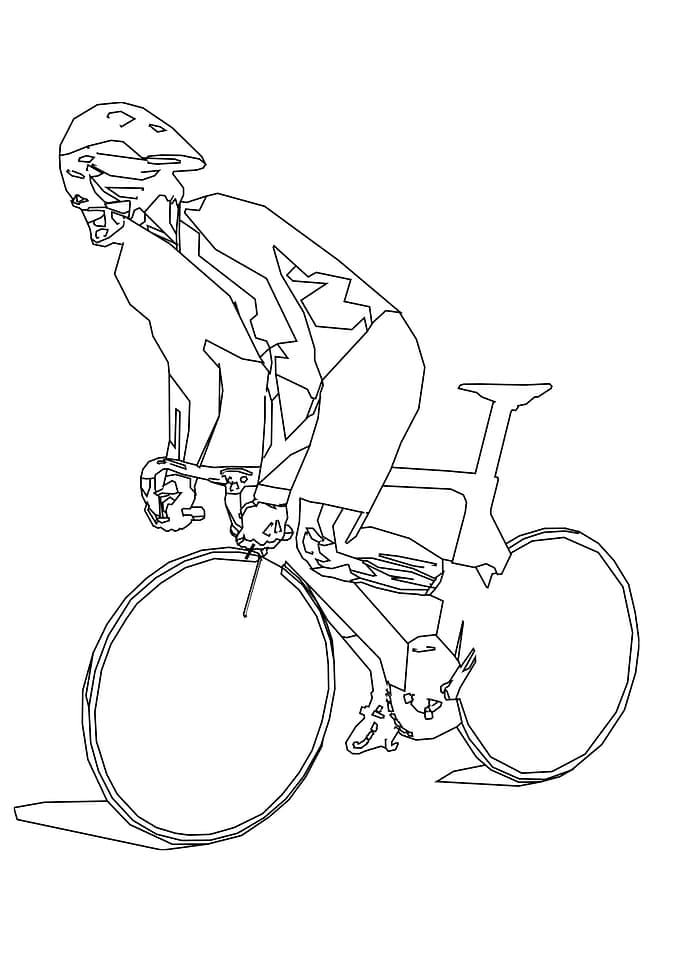 Track Cycling Pop Art
