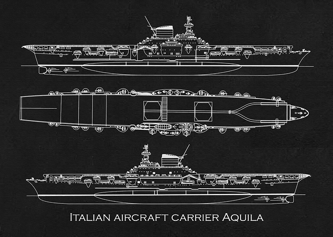 Italian aircraft carrier