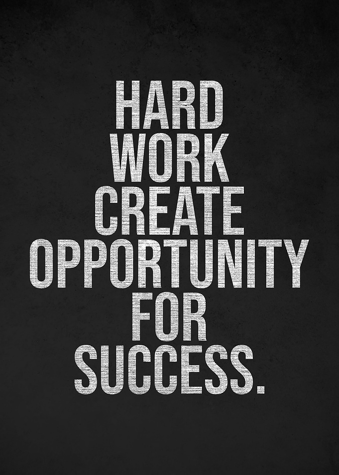 Hard Work Success