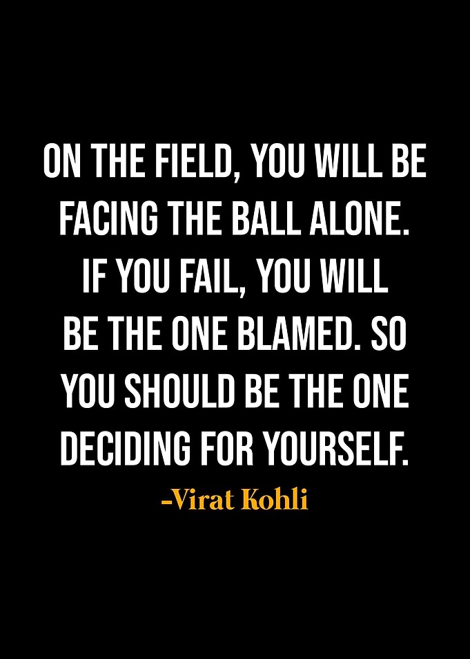 Virat Kohli Quotes