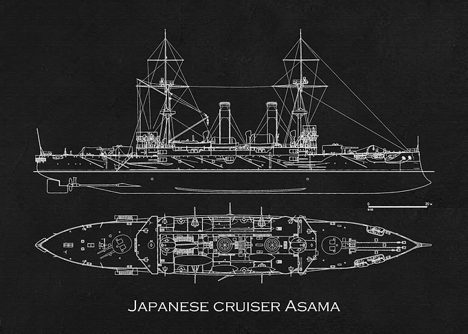 Japanese cruiser Asama