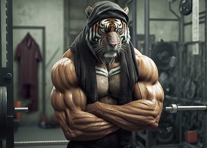 Tiger wears workout cloth