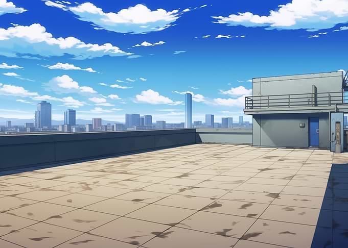 Empty High School Rooftop