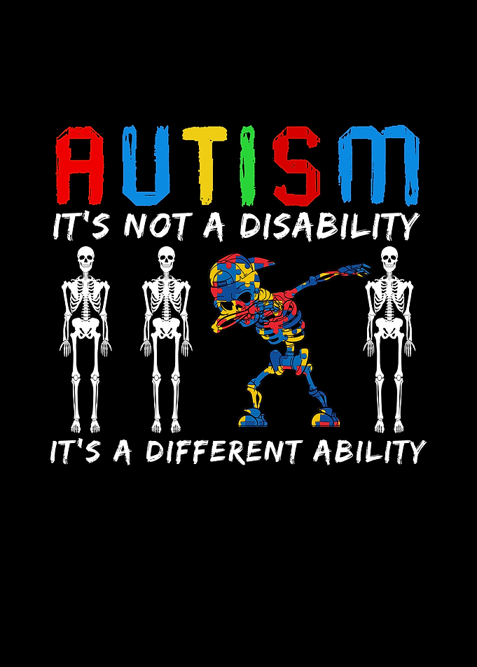 aurtism skeleton dabbing