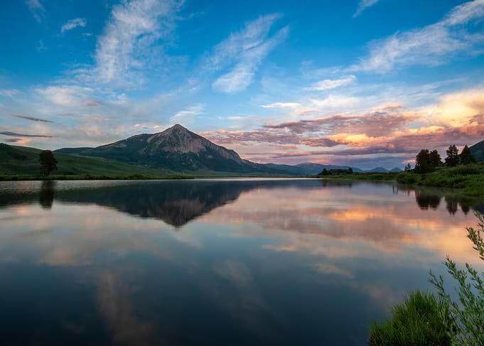 Sunset at Peanut Lake