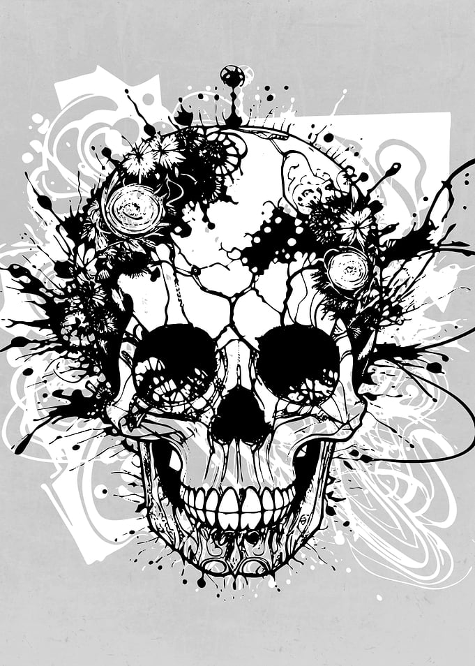 Psychedelic Skulls