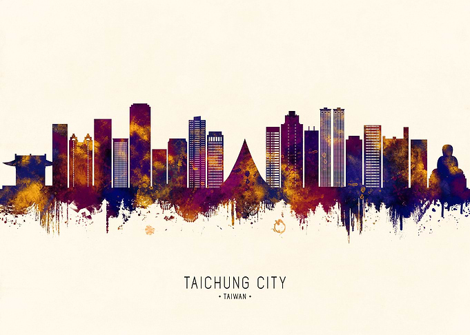 Taichung City Skyline