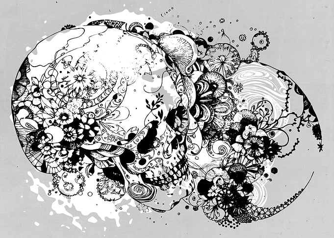 Psychedelic Skulls