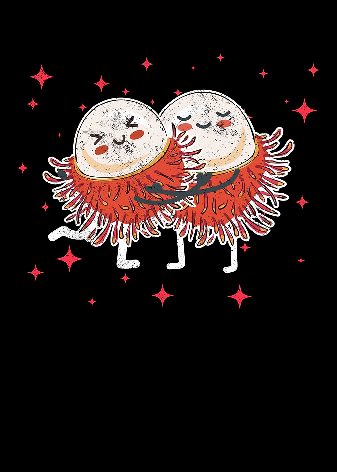 Cute Rambutan Couple