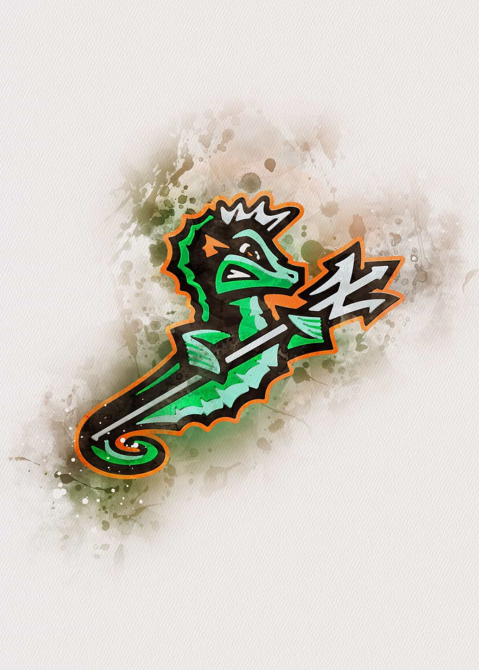 Norfolk Tides watercolor