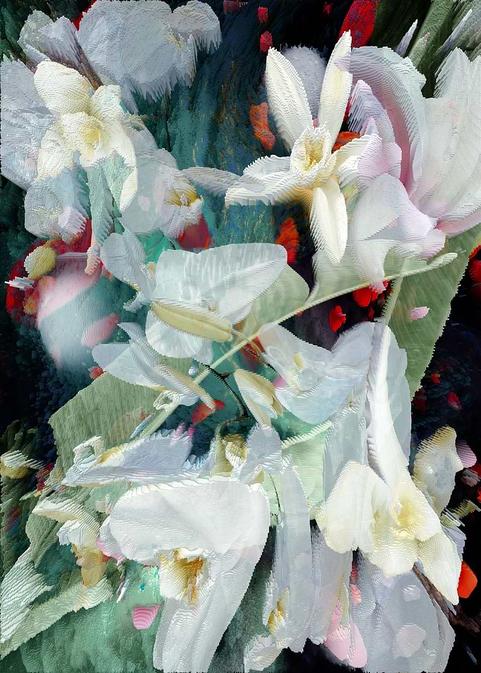 Floral collage