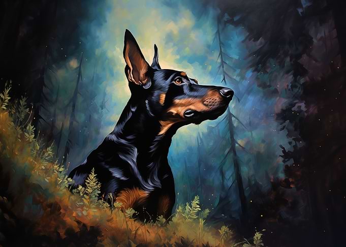 Magical Dobermann