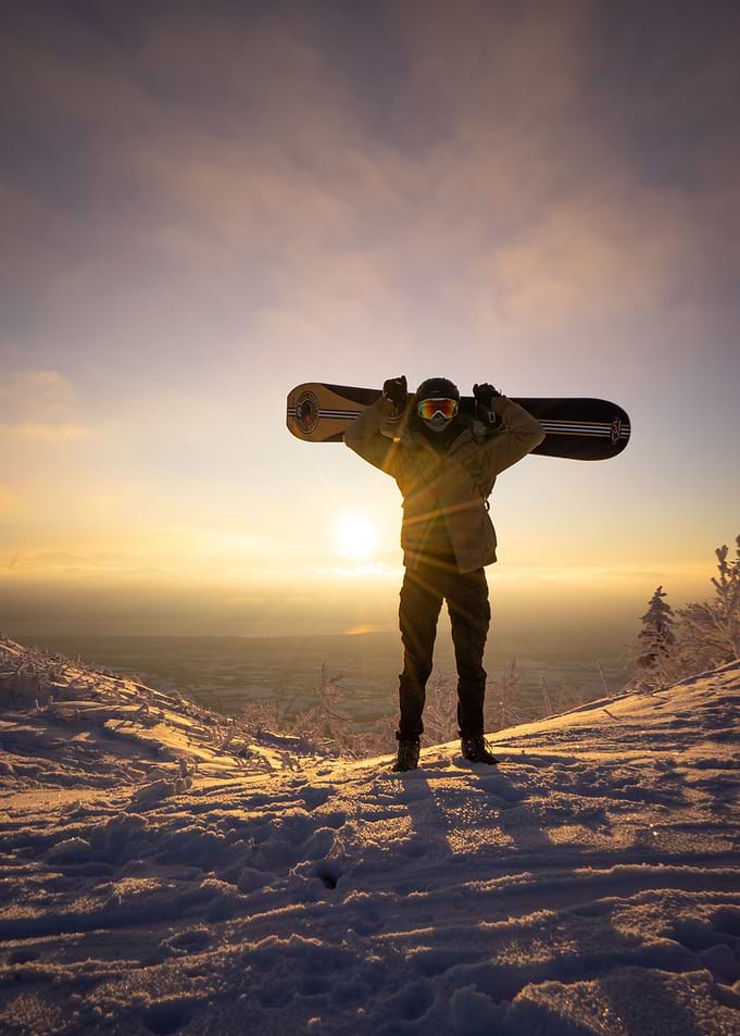 Golden Snowboarded