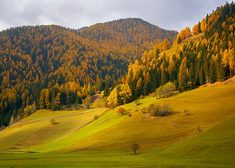 mountain valley Dolomites