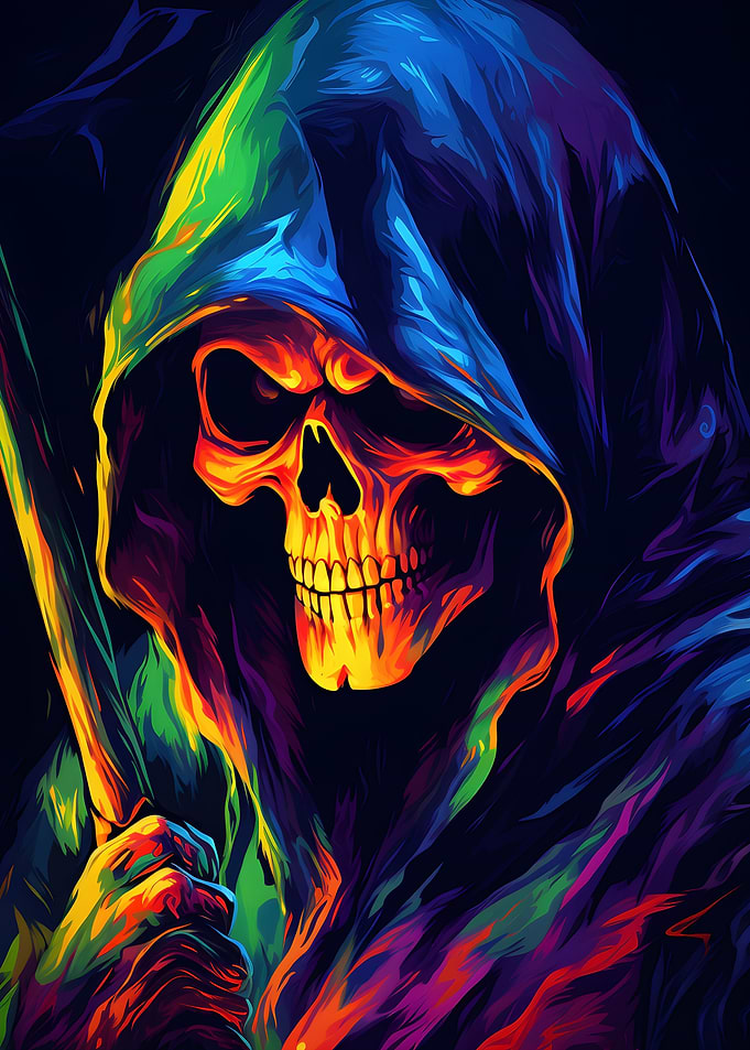 Grim Reaper Psychodelic