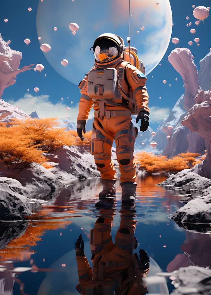 Astronaut Landscape