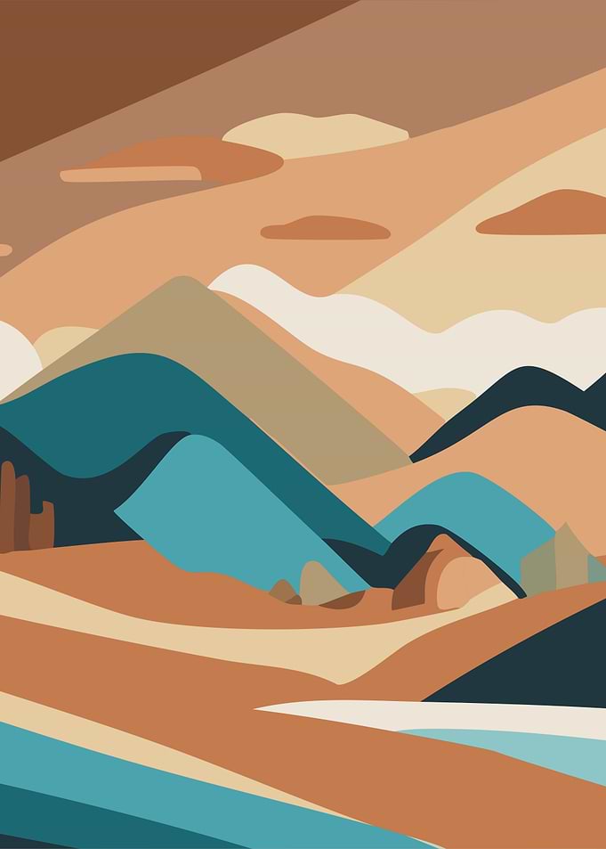 Boho Minimal Landscape