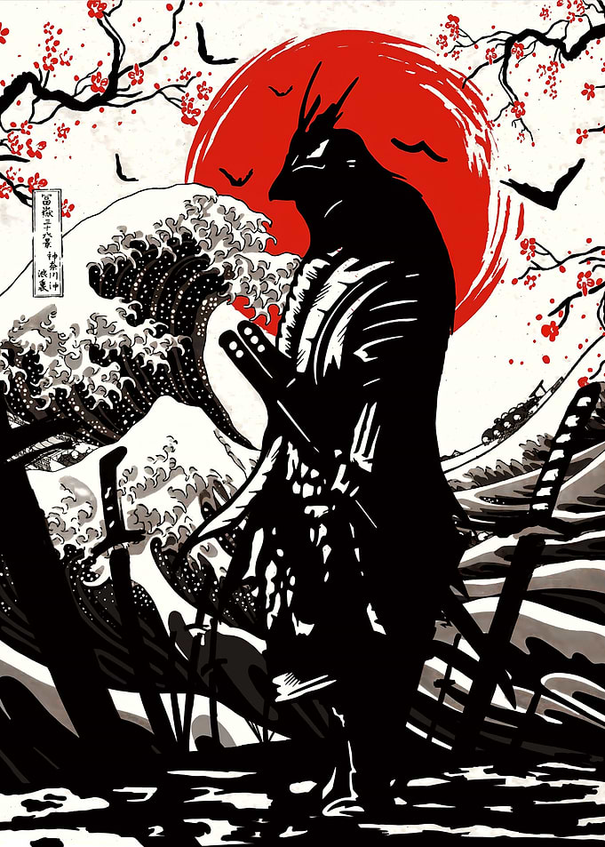 Great wave Samurai