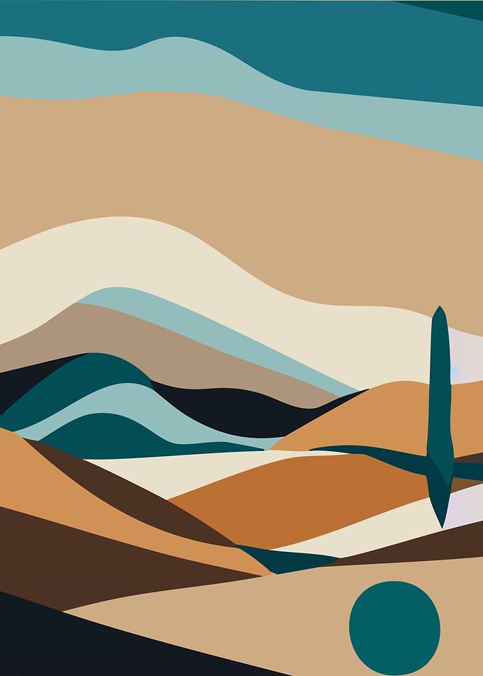 Boho Minimal Landscape