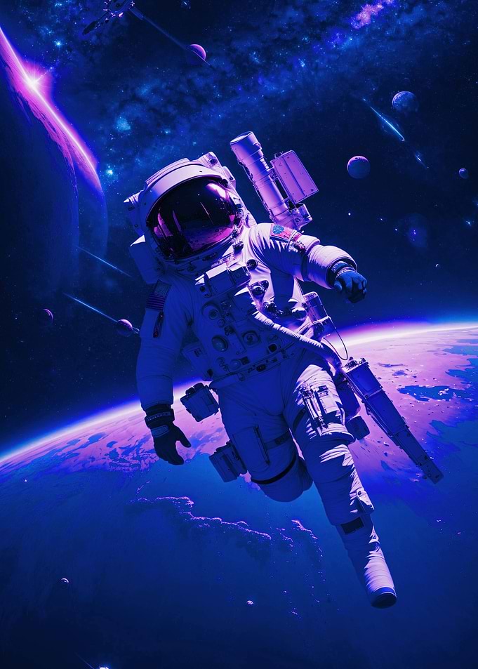 Astronaut Cyberpunk