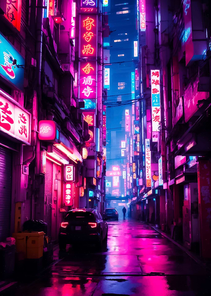 Illuminated Alley