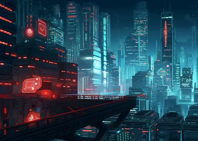 Night In Cyberpunk City