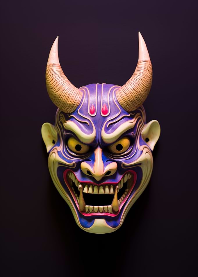 Japanese Oni Mask 01