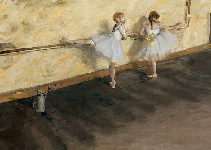 Dancers Practicing