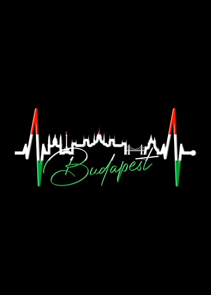 Budapest Skyline Heartbeat