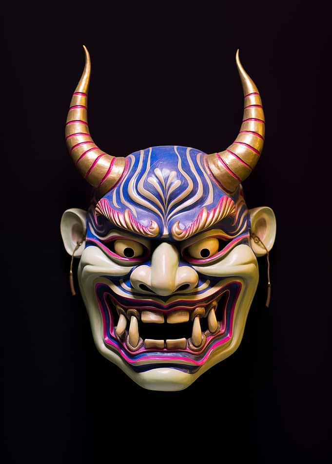Japanese Oni Mask 06