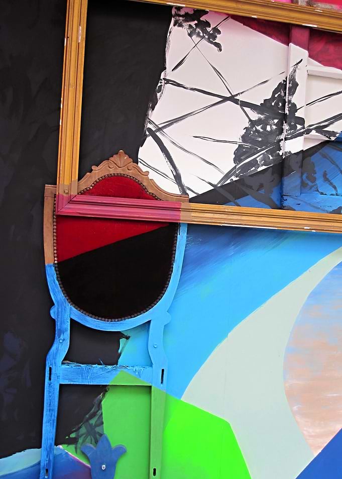 Colorful framed art