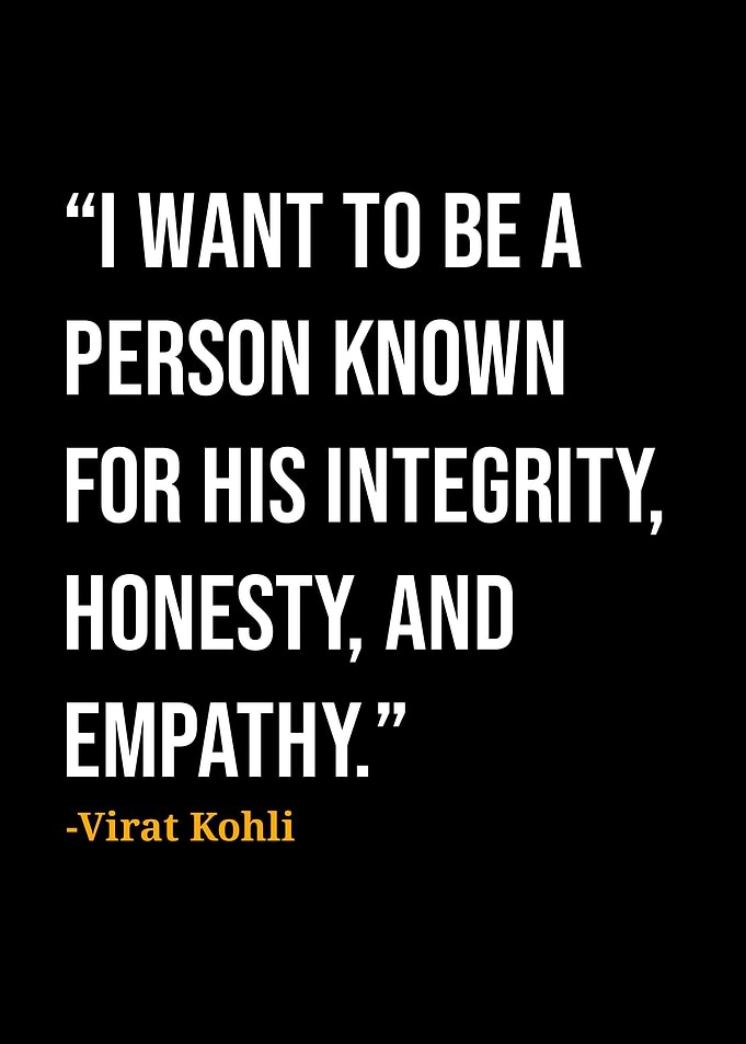 Virat Kohli Quotes