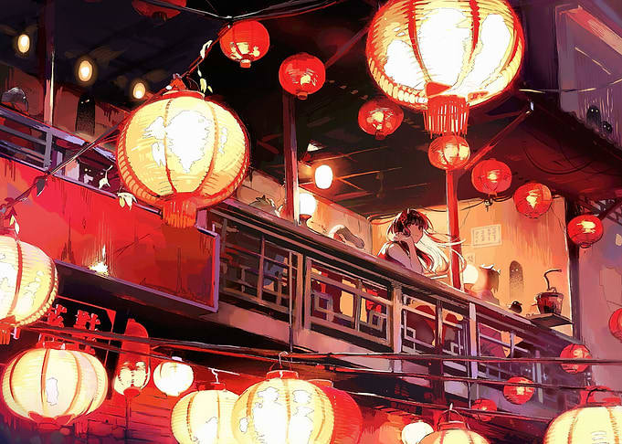 Lantern in the Night