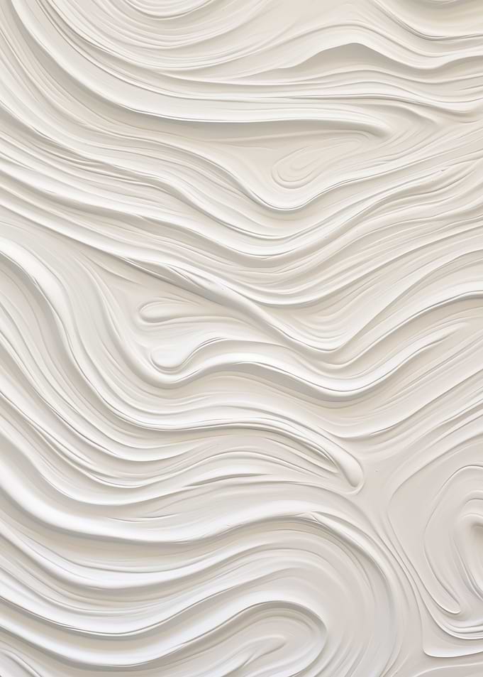 White Abstract Art