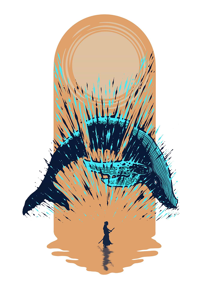 Humpback Whale Slice