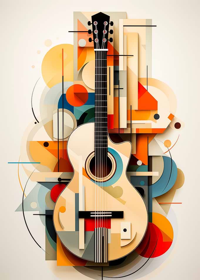 Abstract Guitar