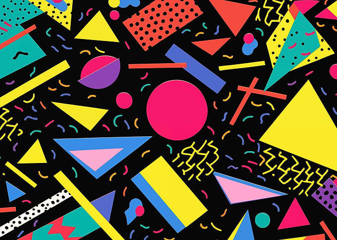 1980s Retro Fizzy Pattern