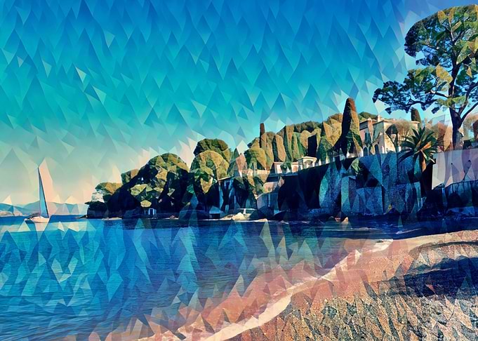 Paloma beach in Cap Ferrat