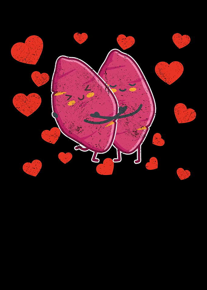 Cute Sweet Potato Couple