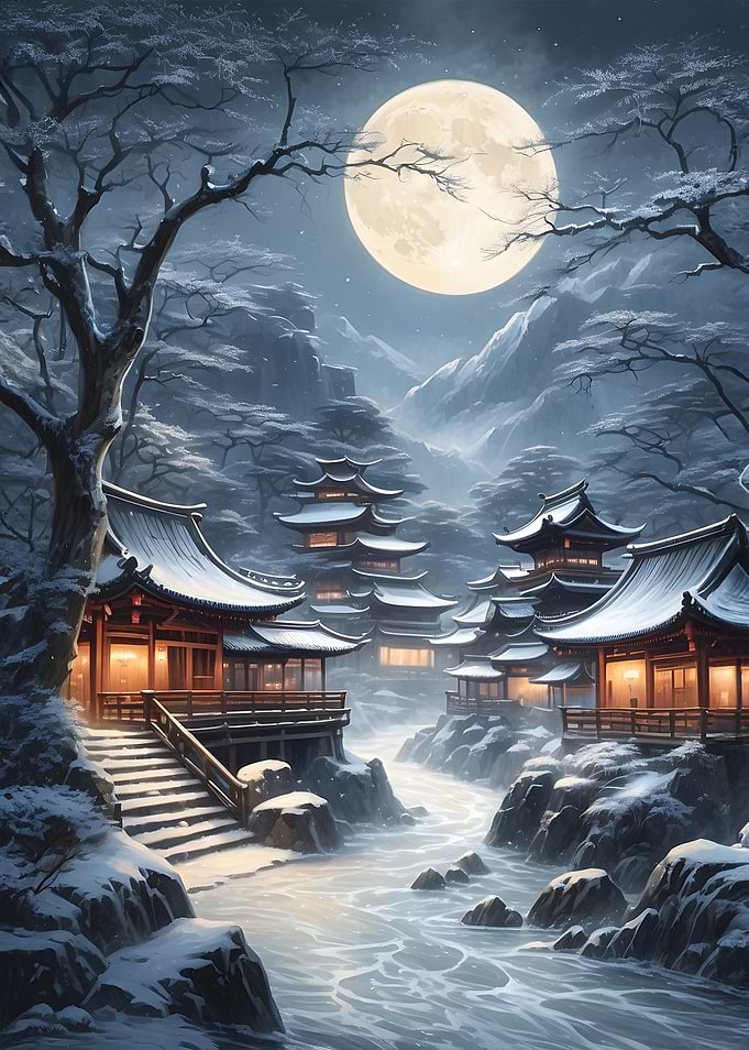 Japan Winter Landscape