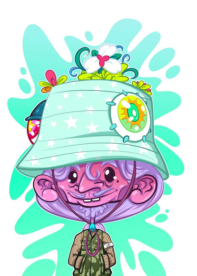 Bucket Hat Man
