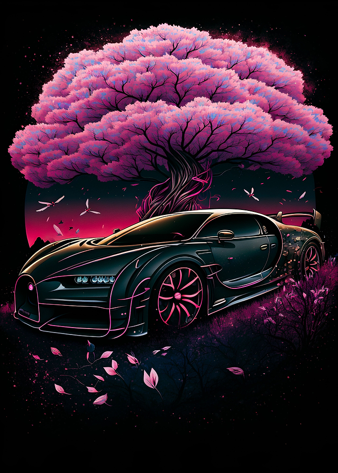 Fantasy Big Pink Flowers