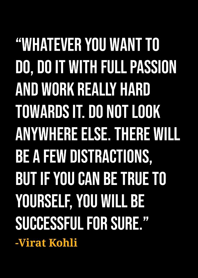 Virat Kohli Quotes