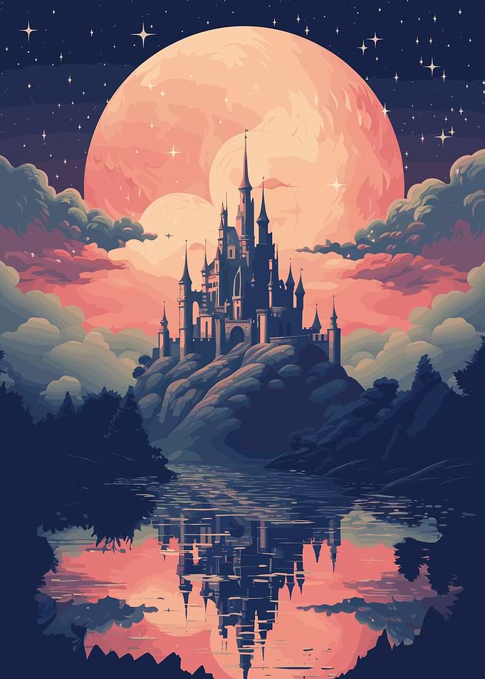 Magical Castle Pixel Art