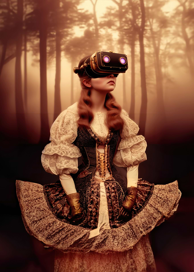 Victorian young girl steam